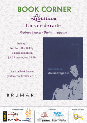 „Divina tragedie” de Medeea Iancu, lansată la Book Corner