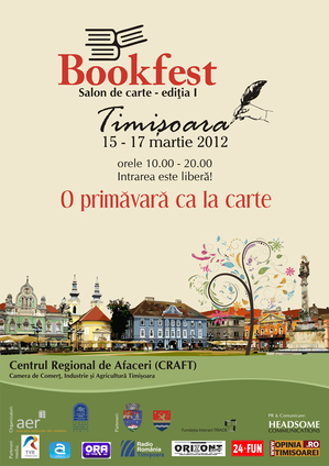 Salonul de carte Bookfest Timişoara, între 15 şi 17 martie