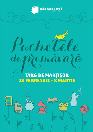 „Pacheţele de Primăvară”, târg de Mărţişor la Librăriile Cărtureşti