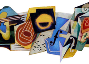 Juan Gris, comemorat de Google printr-un logo special