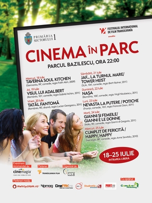 Cinema în parc, între 18 şi 25 iulie