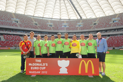 Echipa de fotbal McDonald’s a României a câștigat EURO 2012