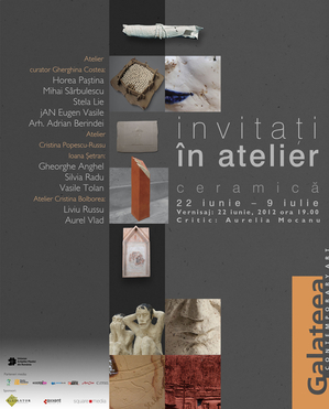 “Invitaţi în atelier”, expoziţie de ceramică la Galateea