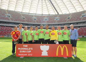 Echipa de fotbal McDonald’s a României a câștigat EURO 2012