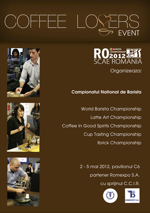 Coffee Lovers Event, între 2-5 mai, la Romexpo