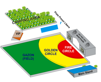 Zona de camping la Ost Fest