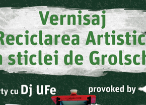 Reciclarea artistică a sticlei – expoziţie în Energiea