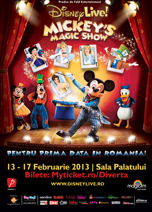 Mickey’s Magic Show, între 13 şi 17 februarie, la Bucureşti