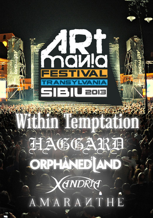 Within Temptation va concerta la ARTmania Festival 2013