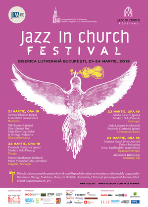 Festivalul Jazz in Church, între 21 şi 24 martie