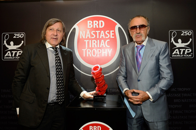 Noul trofeu BRD Năstase-Ţiriac Trophy, denumit după Ilie Năstase şi Ion Ţiriac