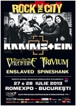 Trivium, Enslaved şi Spineshank la Rock The City 2013