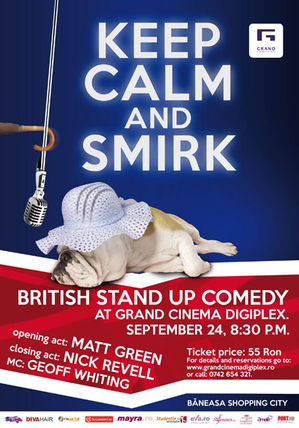 British Stand Up Comedy la Grand Cinema Digiplex