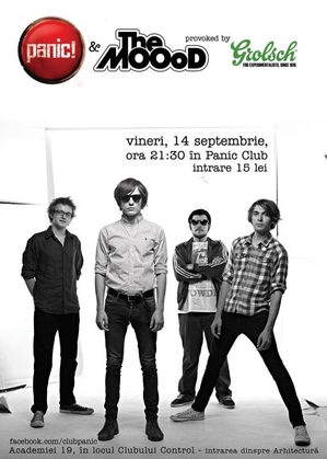 Concert The MOOoD în Panic, pe 14 septembrie