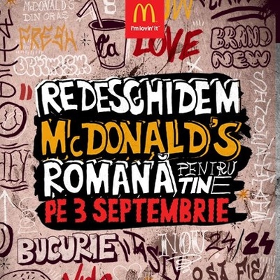 Restaurantul McDonald’s Romană a fost redeschis