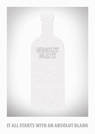 Absolut Vodka a lansat Absolut Blank