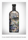 Absolut Vodka a lansat Absolut Blank