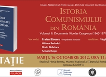 Lansarea celui de-al doilea volum al „Istoriei comunismului din România”, la MŢR