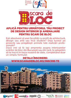 Scara de bloc – proiect de design interior şi amenajare