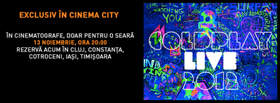 Coldplay Live 2012 – spectacol transmis în peste 50 de ţări