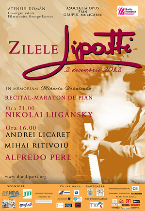 Zilele Lipatti 2012 – Recital de pian la Ateneul Român