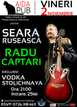 Concert Radu Captari, la Aida Pub