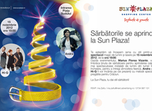 Luminile de sărbători se aprind la Sun Plaza pe 15 noiembrie