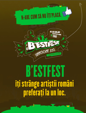 Publicul va alege trupele româneşti la B’ESTFEST Summer Camp