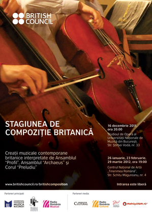 Concert Stagiunea de Compoziţie Britanică, pe 23 februarie