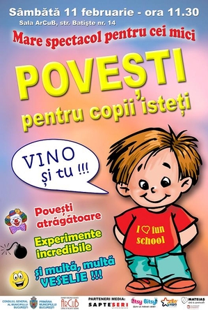 Poveşti pentru copii isteţi la ArCuB