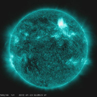 Comunicaţiile ar putea fi afectate de cea mai mare furtună solară din ultimii ani