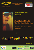 Concert Mark Nelson în Ageless Club, pe 23 februarie