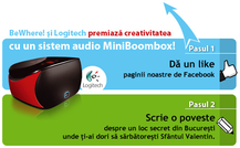 BeWhere! şi Logitech premiază creativitatea cu un sistem audio MiniBoombox! CONCURS ÎNCHEIAT