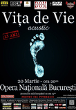 Viţa de Vie aniversează 15 ani cu un concert acustic la Opera Naţională