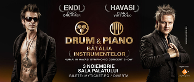 Bătălia instrumentelor muzicale – Drum and Piano – în cadrul Havasi Symphonic