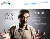 SMS la 8860 pentru a ajuta un copil să meargă la grădiniţă