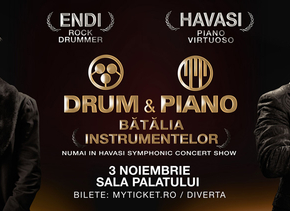 Bătălia instrumentelor muzicale – Drum and Piano – în cadrul Havasi Symphonic