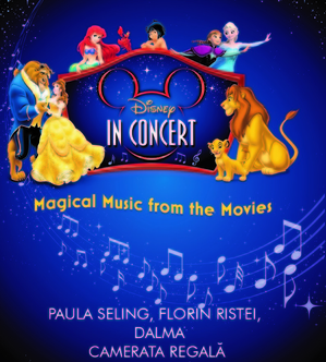 Paula Seling, Florin Ristei, Dalma Kovacs dau viață filmelor Disney la show-ul Magical Music from the Movies”