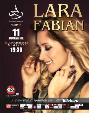 Concertul LARA FABIAN: noi categorii de bilete în vânzare