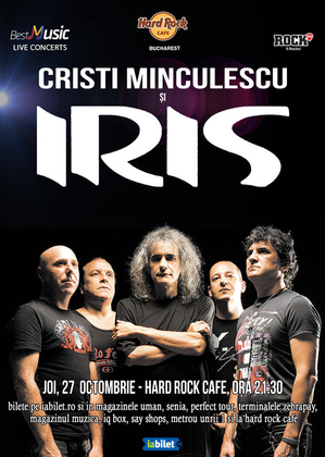 Concert Cristi Minculescu si IRIS la Hard Rock Cafe