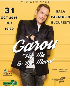 Garou paraseste ”Vocea Frantei” pentru turneul mondial ”Fly Me to the Moon”, care ajunge si in Romania