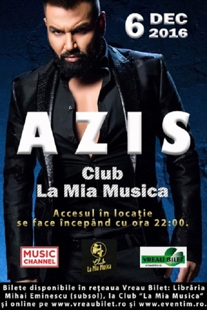 Mega petrecerea data de Azis, unul dintre cei mai populari cantareti din Balcani, se muta La Mia Musica