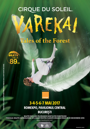 CIRQUE DU SOLEIL REVINE LA BUCUREȘTI ÎN 2017 CU VAREKA