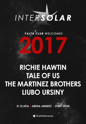 INTERSOLAR, de Revelion la Sofia, cu Richie Hawtin