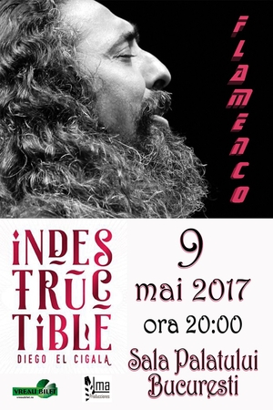 Diego el Cigala, considerat cel mai mare cantaret de flamenco din lume, in concert pe 9 mai, la Sala Palatului