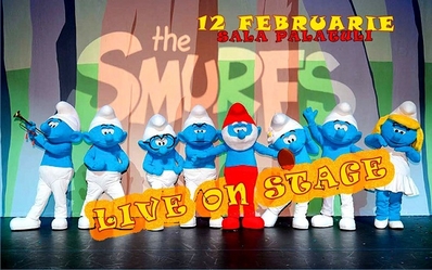 PRIMELE 300 DE BILETELE CU PRET REDUS PENTRU “SMURFS LIVE ON STAGE” SUNT FOARTE APROAPE DE EPUIZARE