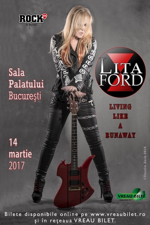 Lita Ford, supranumita „Queen of metal”, pentru prima data in Romania