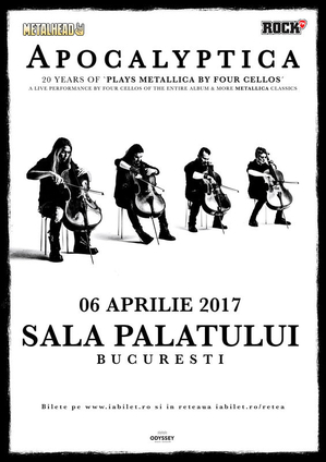 Apocalyptica susțin două showuri diferite la București