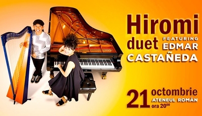 Hiromi duet featuring Edmar Castaneda, intr-un experiment muzical neasteptat la Ateneul Roman