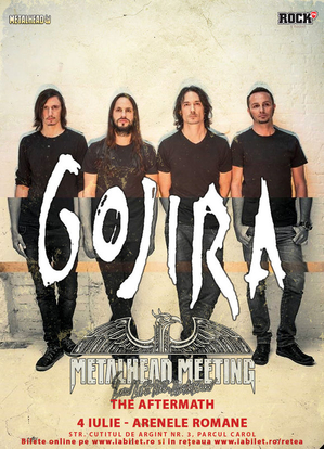 Concert GOJIRA la Bucuresti: Biletele Golden Circle sunt Sold Out!